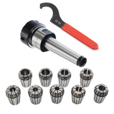 ER32 MT3 Collet Chuck set - Metric (9pcs) - For Warco Mill or Colchester