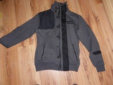 MENS NICKOLAS DEAKINS GRAY/BLACK JACKET EXCELLENT CONDITION MEDIUM