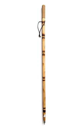 Solid wooden walking stick - wooden,