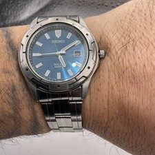 VINTAGE SEIKO SOLAR 100M BLUE