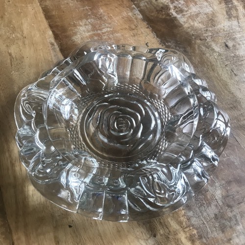 Vintage 1950s ashtray - vintage, rose