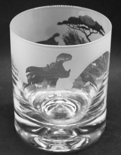 Hippo frieze boxed 30cl glass - frieze,