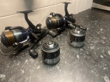 Shimano 6000 Dl RA baitrunner Reels Excellent Condition Plus Spare Spools X 2