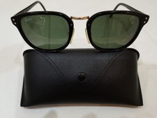 1980's VINTAGE RAY-BAN B&L U.S.A. TRADITIONALS PREMIER D BLACK W0860 G-15 & CASE