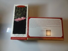 2 Hallmark Cadillac Ornaments 1949 Coupe de Ville & 1959 de Ville Convertible