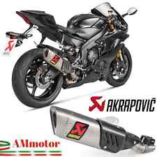 Akrapovic Yamaha R6 2021 Yzf 600 Terminale Di Scarico Per Moto Titanio Omologato