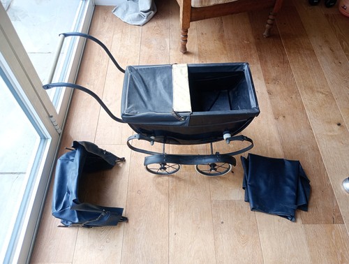 1950s vintage toy pram - 1950s,