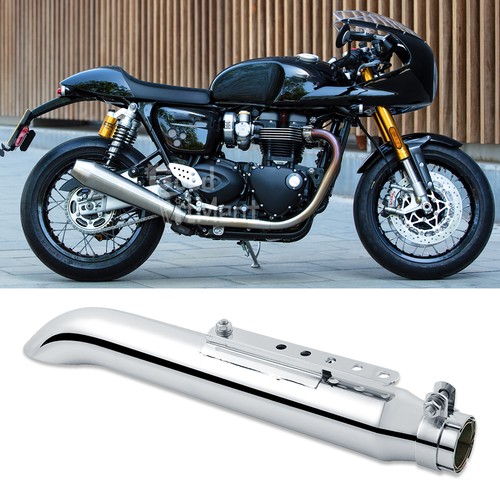 Motorcycle chrome exhaust pipe - motorcycle,