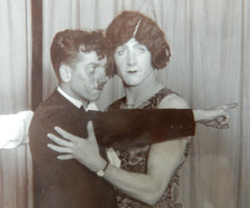 ART DECO NAVY  DRAG  QUEENS