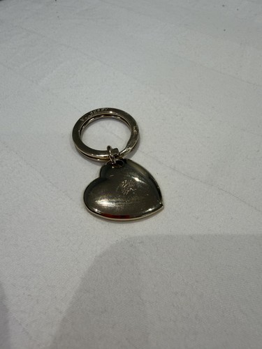 Mulberry metal heart - mulberry, keyring