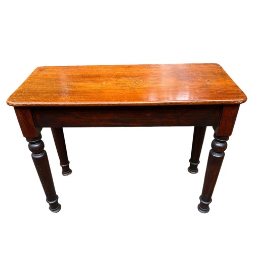 Victorian turned leg console - victorian, turned-leg