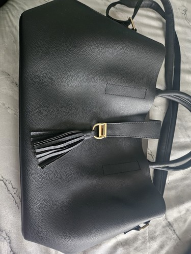 Ladies black primark bag - black,