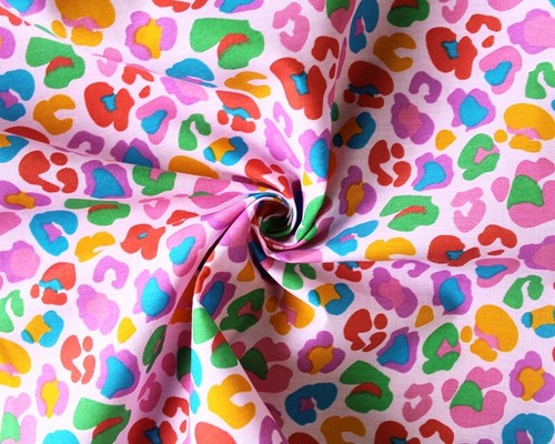 Pink rainbow leopard print - leopard,
