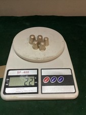 5 Silver Thimbles Hallmarked