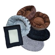 Dog Bed Cat Beds Soft Washable Fleece Puppy Cushion Warm Pet Basket Large Dog