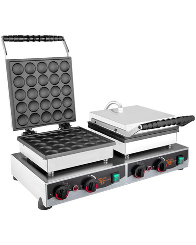 Double bubble waffle - double, maker