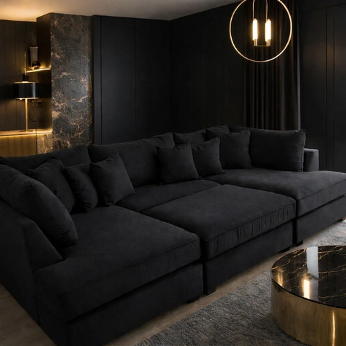 Cinema sofa shape - u,