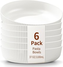Pasta Bowls Set of 6, 37Oz