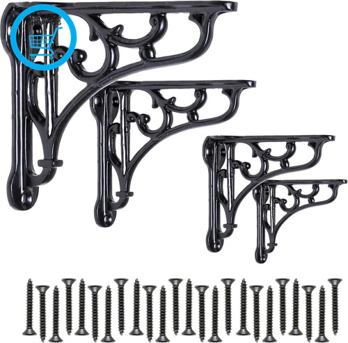Industrial ornate shelf - industrial,
