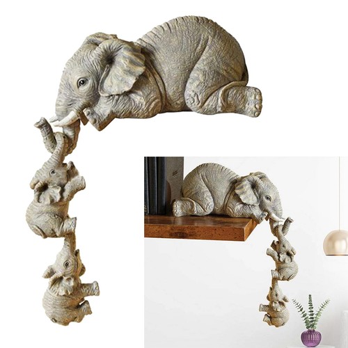 Elephant statue ornament home - statue,