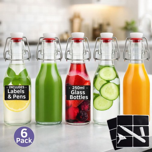 Glass bottles with swing top - swing,