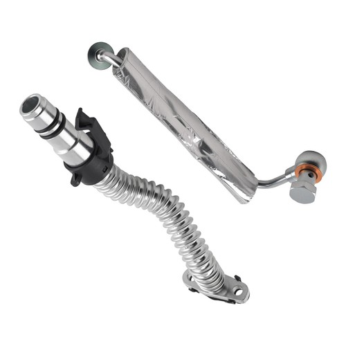 Turbo oil feed - oil, return