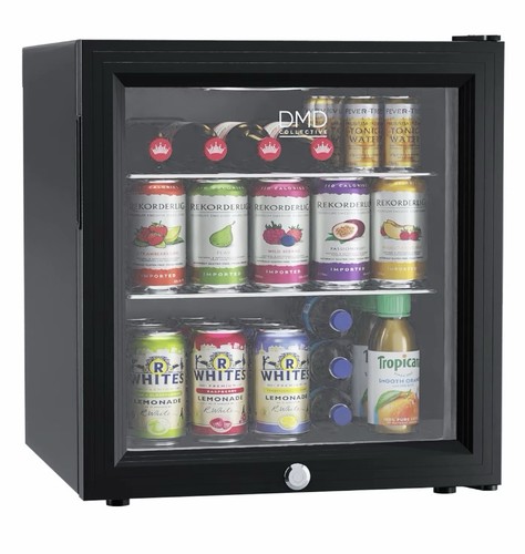 50l glass door mini fridge - 50l,