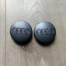2 X GENUINE AUDI 60MM ALLOY