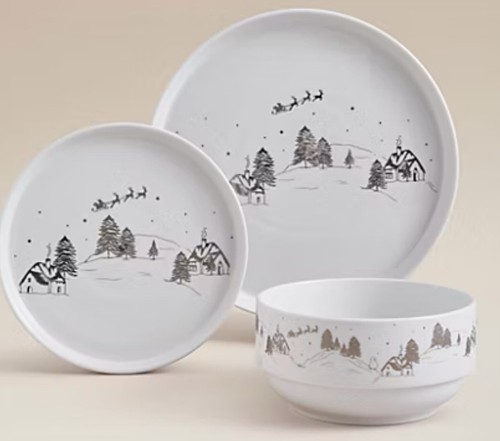 George home white winter scene - george,