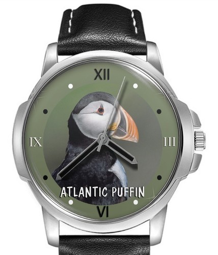 Atlantic puffin bird leather - atlantic,