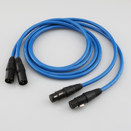 Pair silver plated pin xlr - pin,