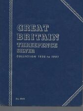 THREE PENCE WHITMAN COIN FOLDERS CHOICE OF FOLDERS