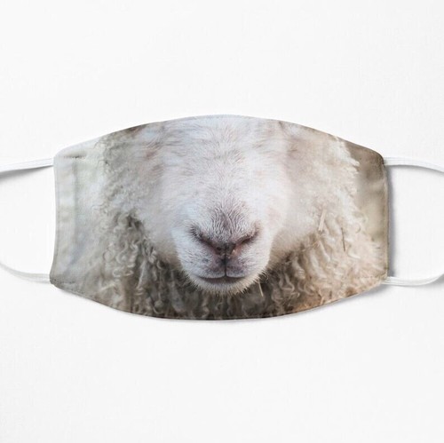 Reusable sheep face mask - face, virus