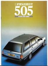 Peugeot 505 Estate & Family