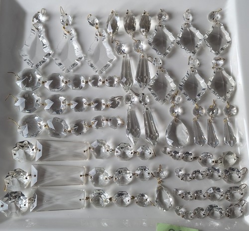 Large lot vintage - large, chandelier