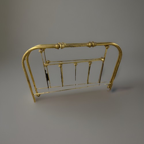 Antique brass full bed - antique,