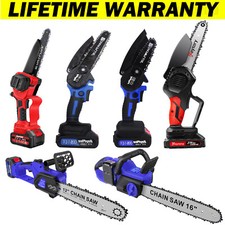 Cordless Chainsaw Wood Pruning Saw Garden Courtyard Tree Branch Trimming Cutting