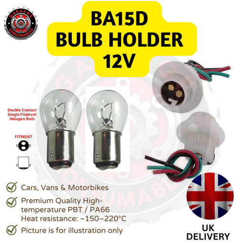 Ba15d car bulb holder - car, bulbs