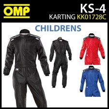 OMP KS4 Kids Karting Suit CIK-FIA Level 1 Junior Cadet Bambino Entry Level Spec