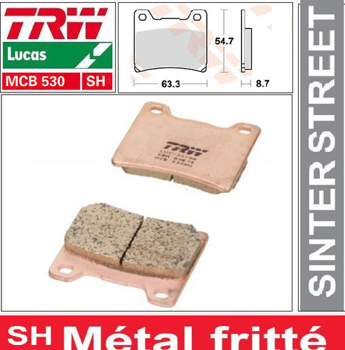 Rear brake pads trw - 2,