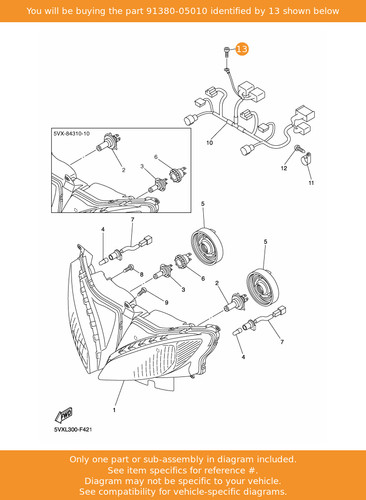 Yamaha bolt 91380 - bolt,, oem