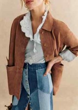 Suede Shirt Jacket for Women