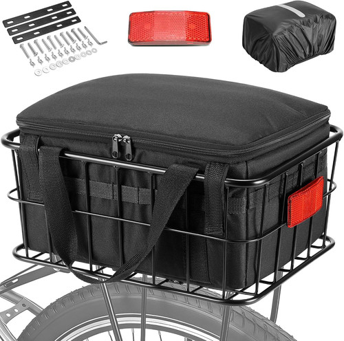 Bike basket rear for men - bike,