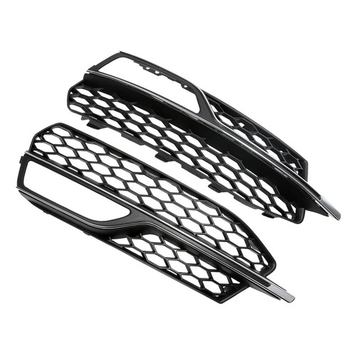 Front bumper fog light grille - fog,