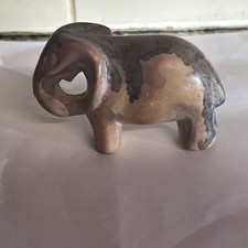 Hand Carved Soapstone Elephant