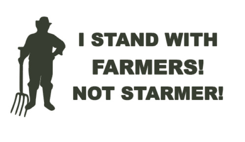 Stand with farmers not - stand,