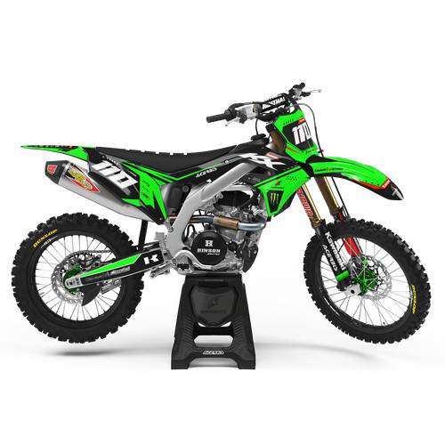 Graphics fits kawasaki kx - mx,