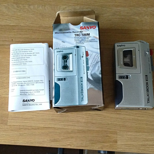 Sanyo talk book trc 590m - sanyo,