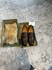 MENS GUCCI SHOES LOAFERS DARK