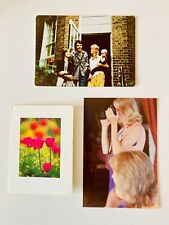 BEATLES / Paul McCartney Signed Florist Card + 2 PHOTOS (Rose Martin) Autograph